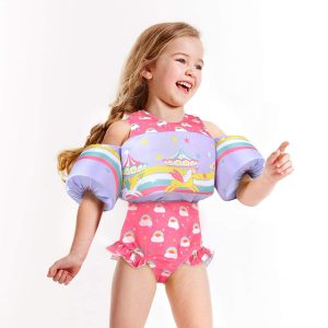 Splash About - Alas flotantes para niñas (2 a 6 años), diseño de Unicornios y arcoíris
